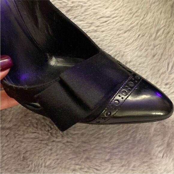 Gucci Elegant Black Women's Heels, US7,5 - Picture 3 of 10